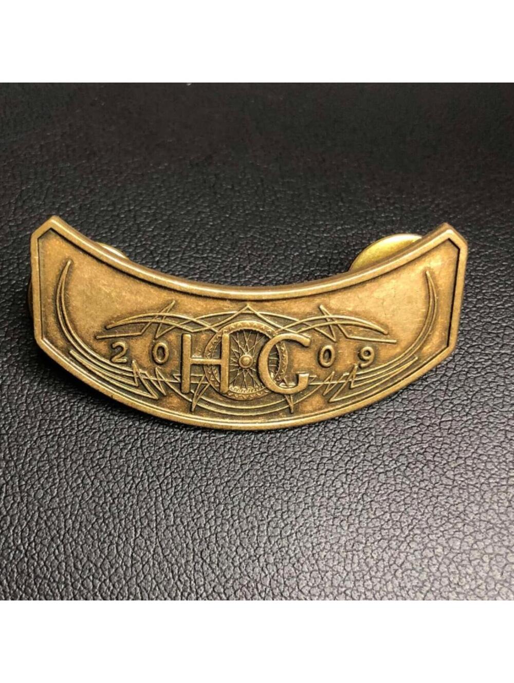 2922 Harley Owners Group HOG Motorcycle Lapel Hat Pin 2009 GOLDTONE